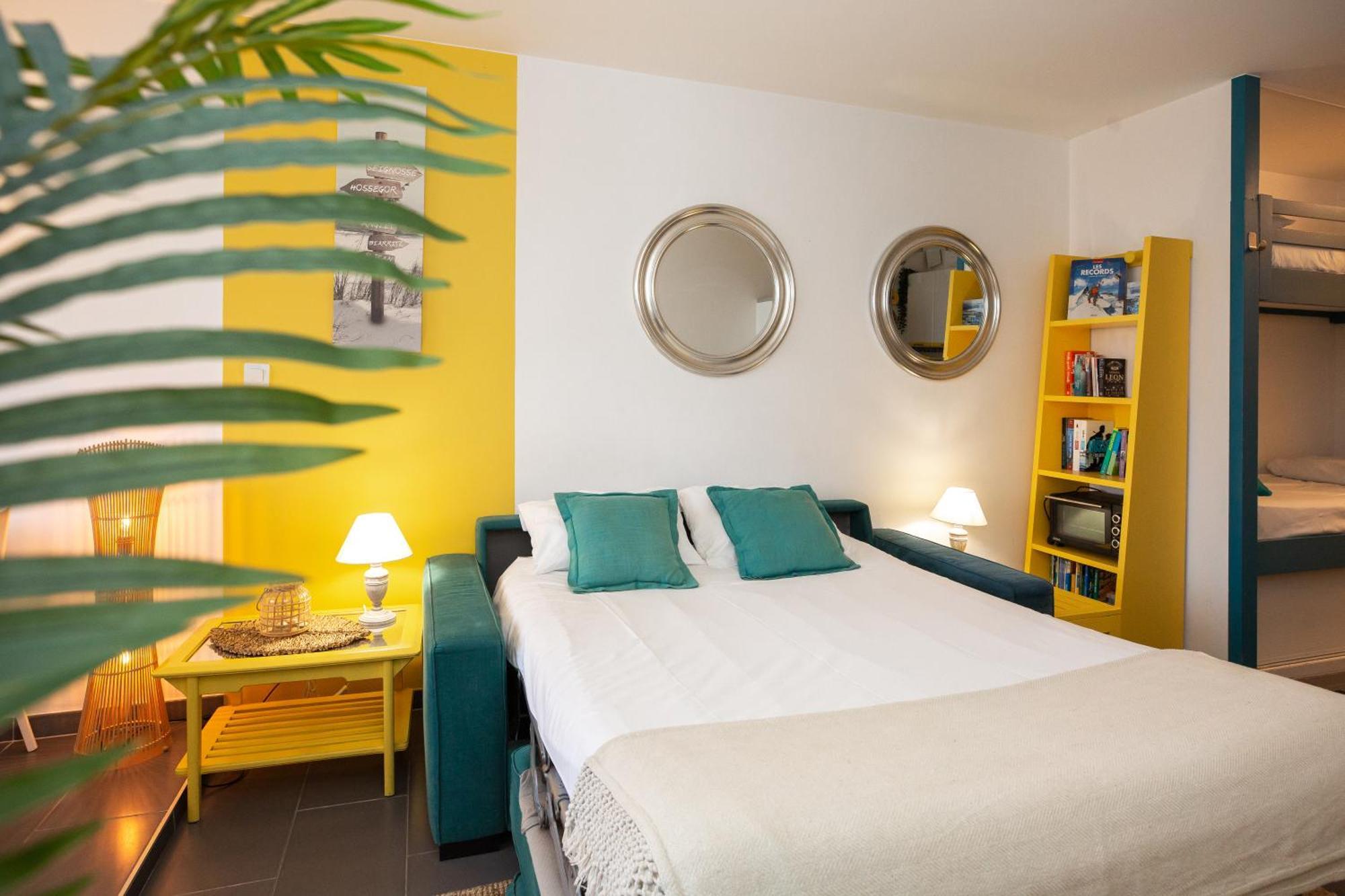 La Dune D'Or - Vue Mer, Studio Face A La Plage Avec Terrasse Soorts-Hossegor Esterno foto